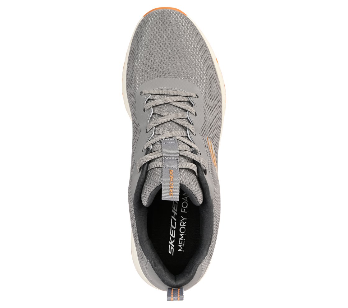 TERRENEX, GREY/ORANGE Footwear Top View
