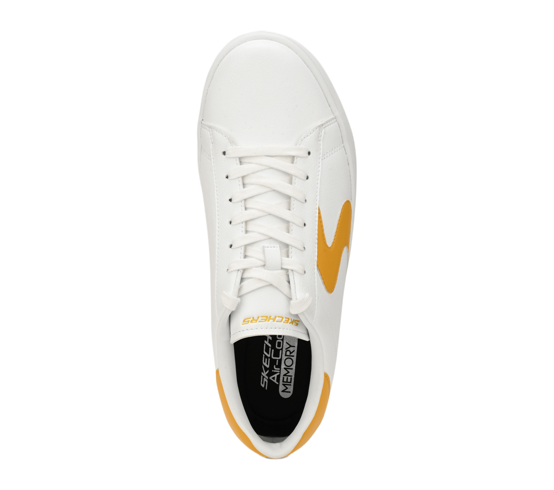 SPORT COURT 92, WHITE YELLOW Footwear Top View