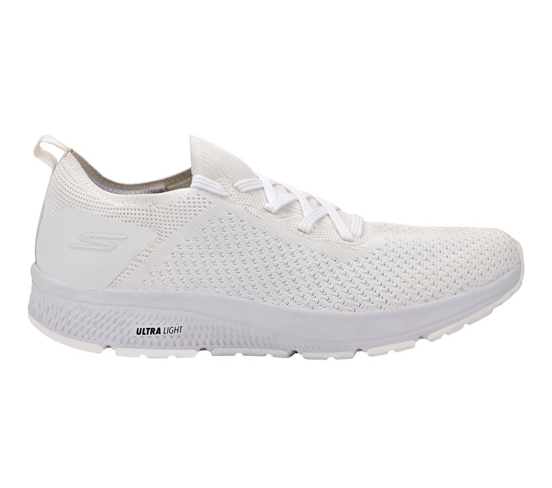GO RUN CONSISTENT, WHITE Footwear Lateral View