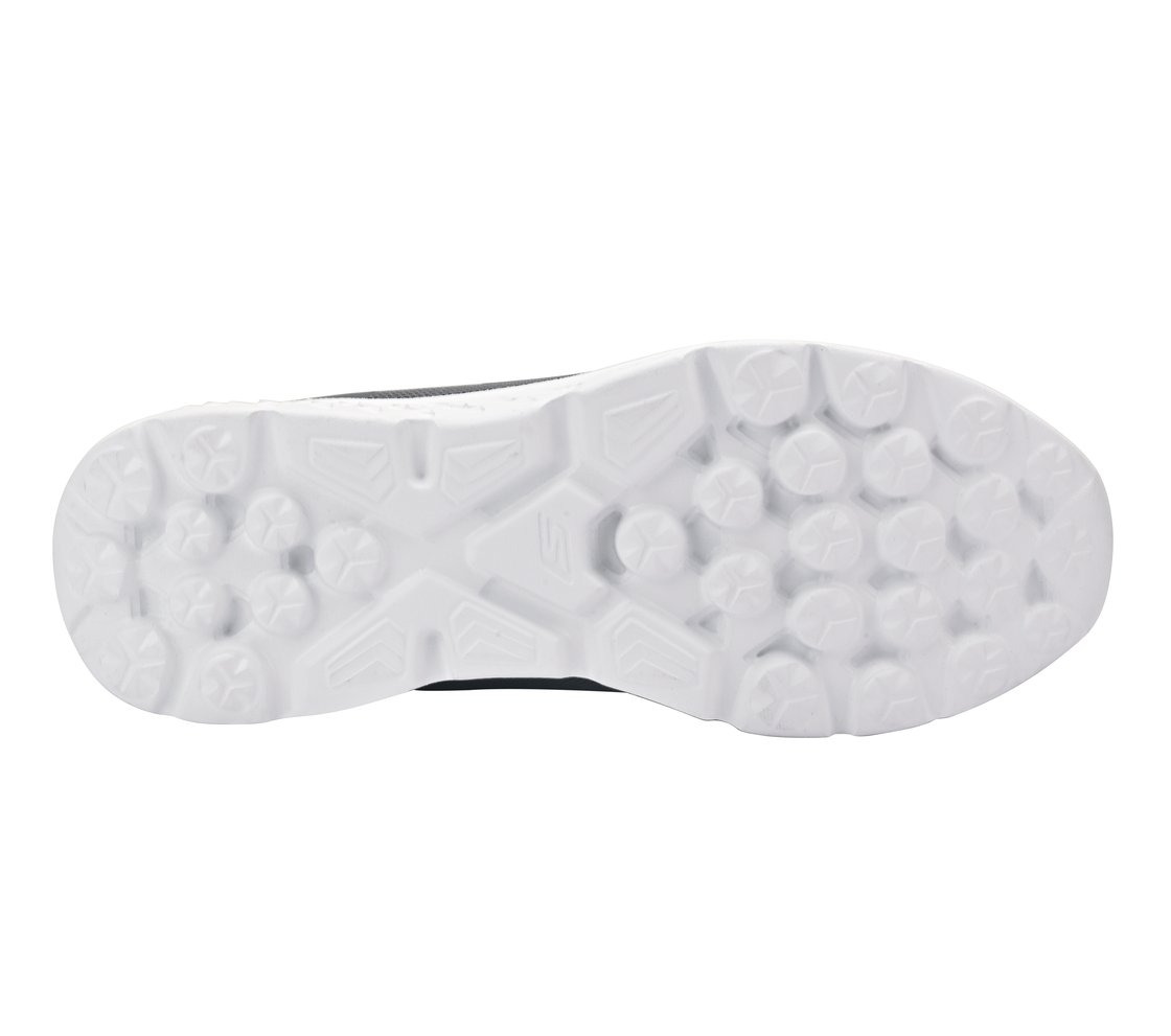 GO RUN 400, CHARCOAL/ORANGE Footwear Bottom View