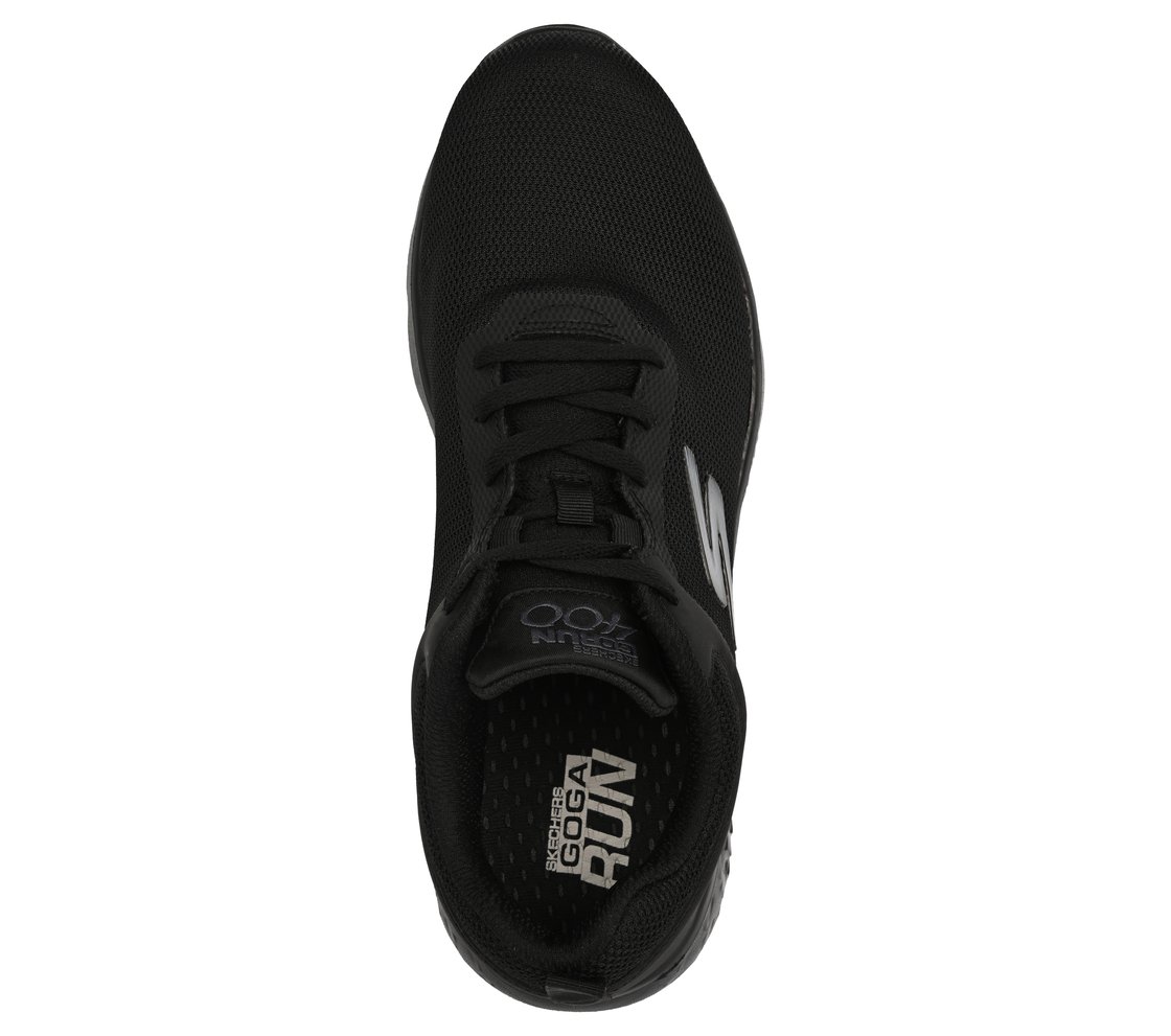 GO RUN 400, BLACK Footwear Top View