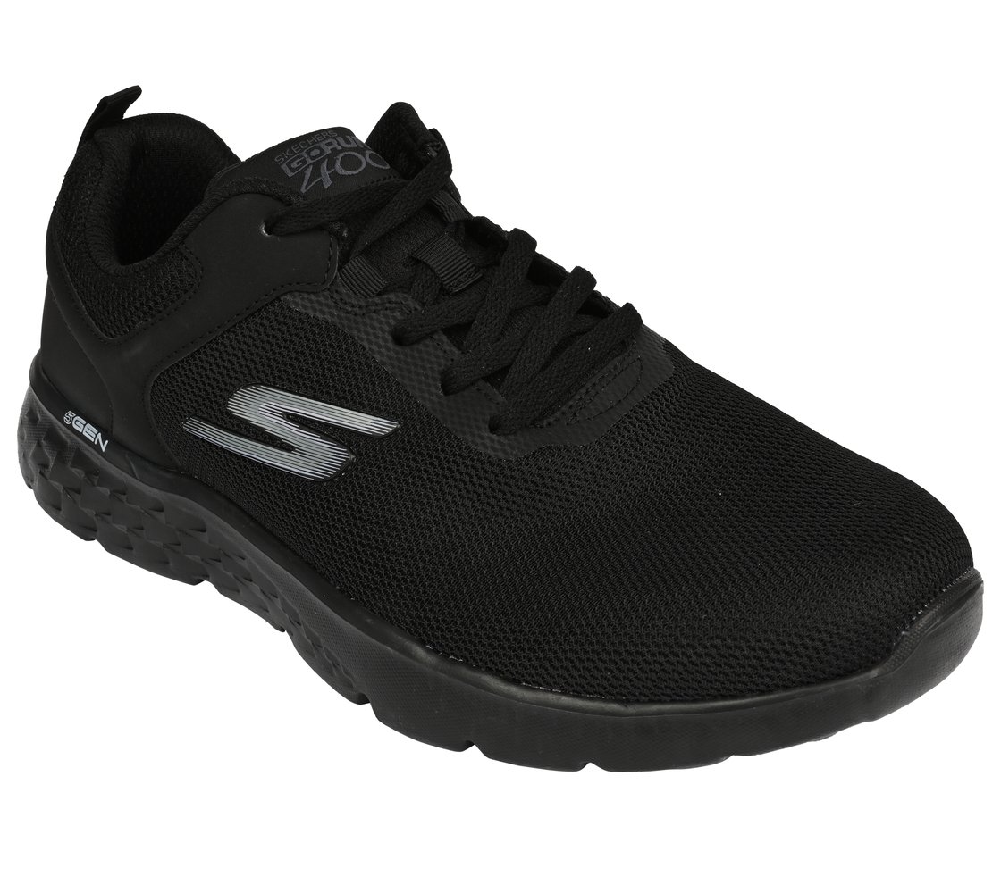 GO RUN 400, BLACK Footwear Right View