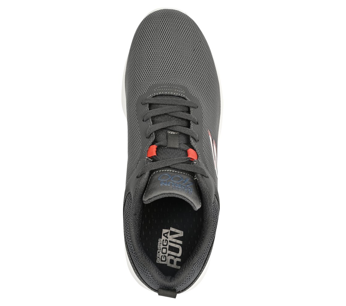 GO RUN 400, CHARCOAL Footwear Top View