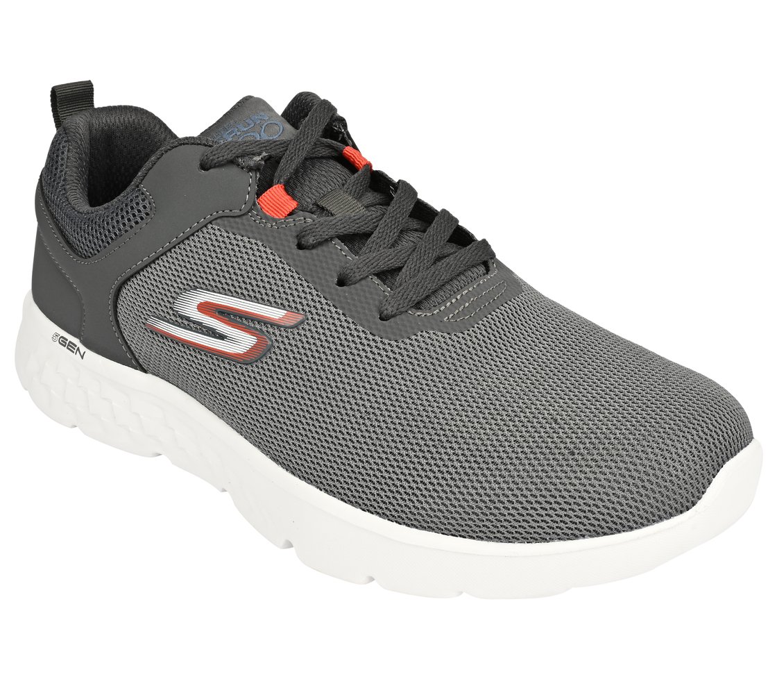 GO RUN 400, CHARCOAL Footwear Right View