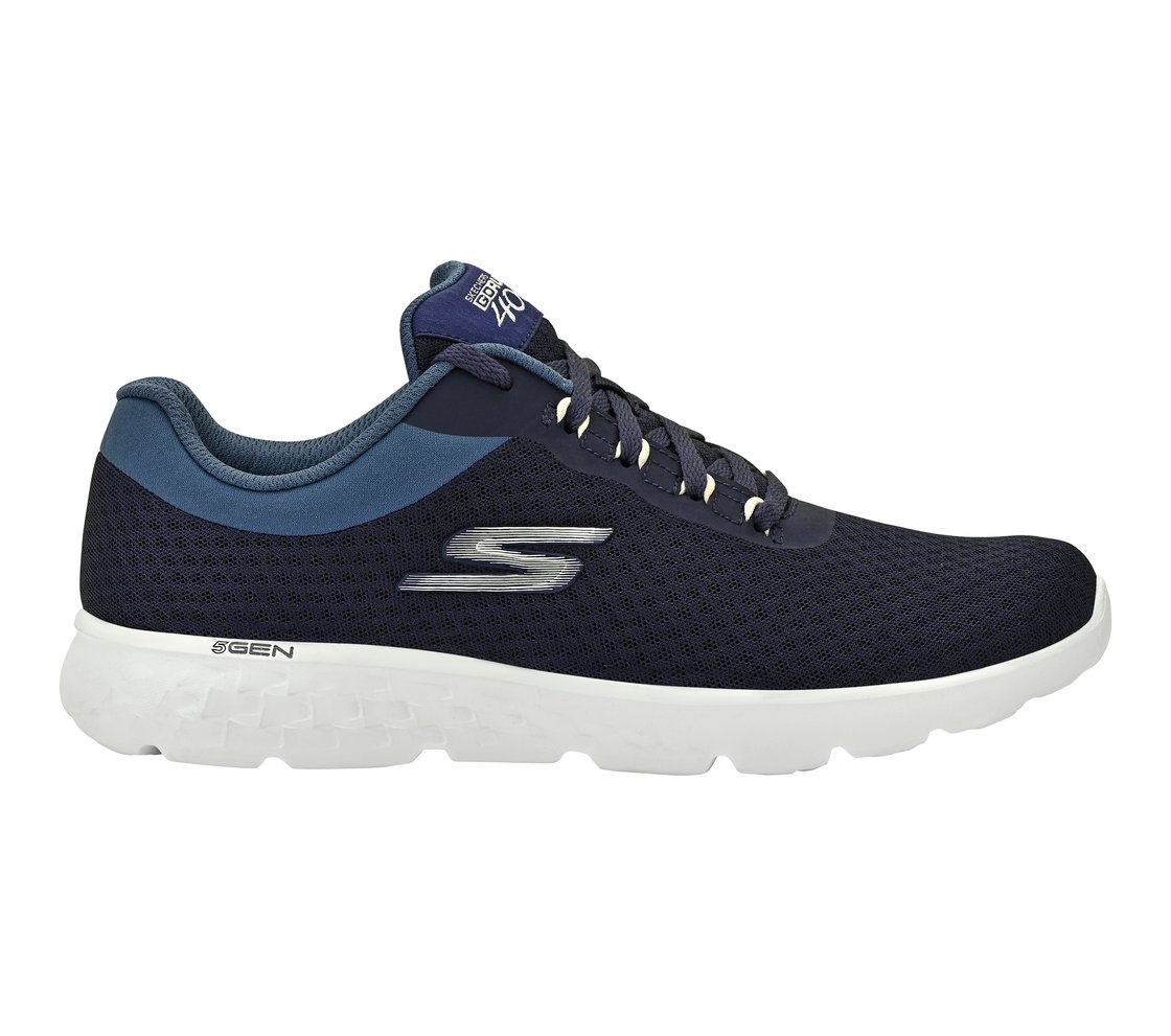 GO RUN 400, NAVY Footwear Lateral View