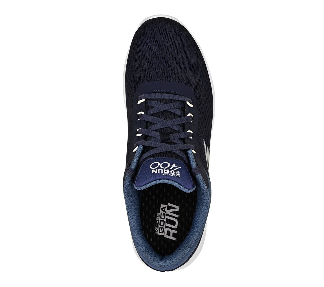 GO RUN 400, NAVY Footwear Top View