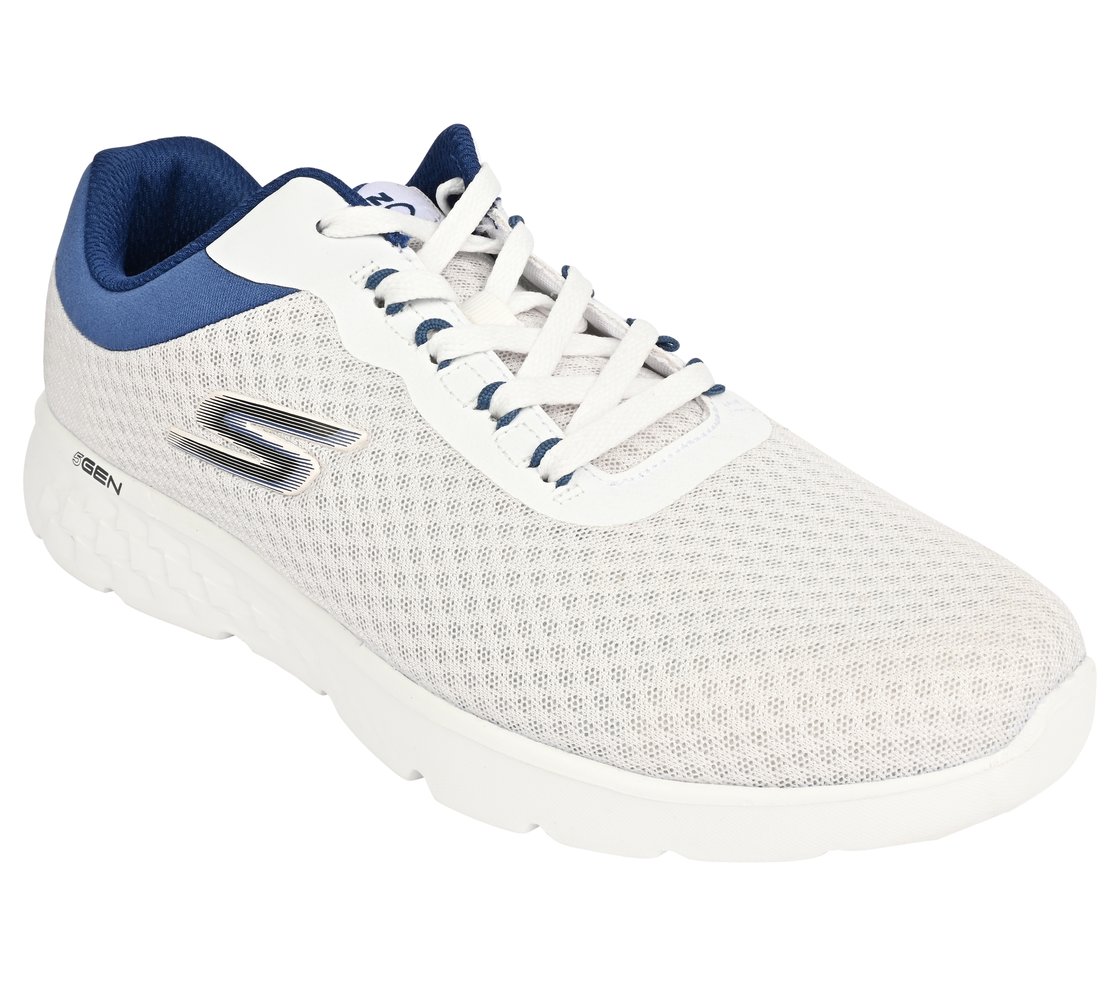 GO RUN 400, WHITE/BLUE Footwear Right View