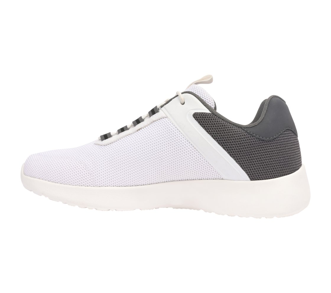 DYNAMIGHT, WHITE/CHARCOAL Footwear Left View