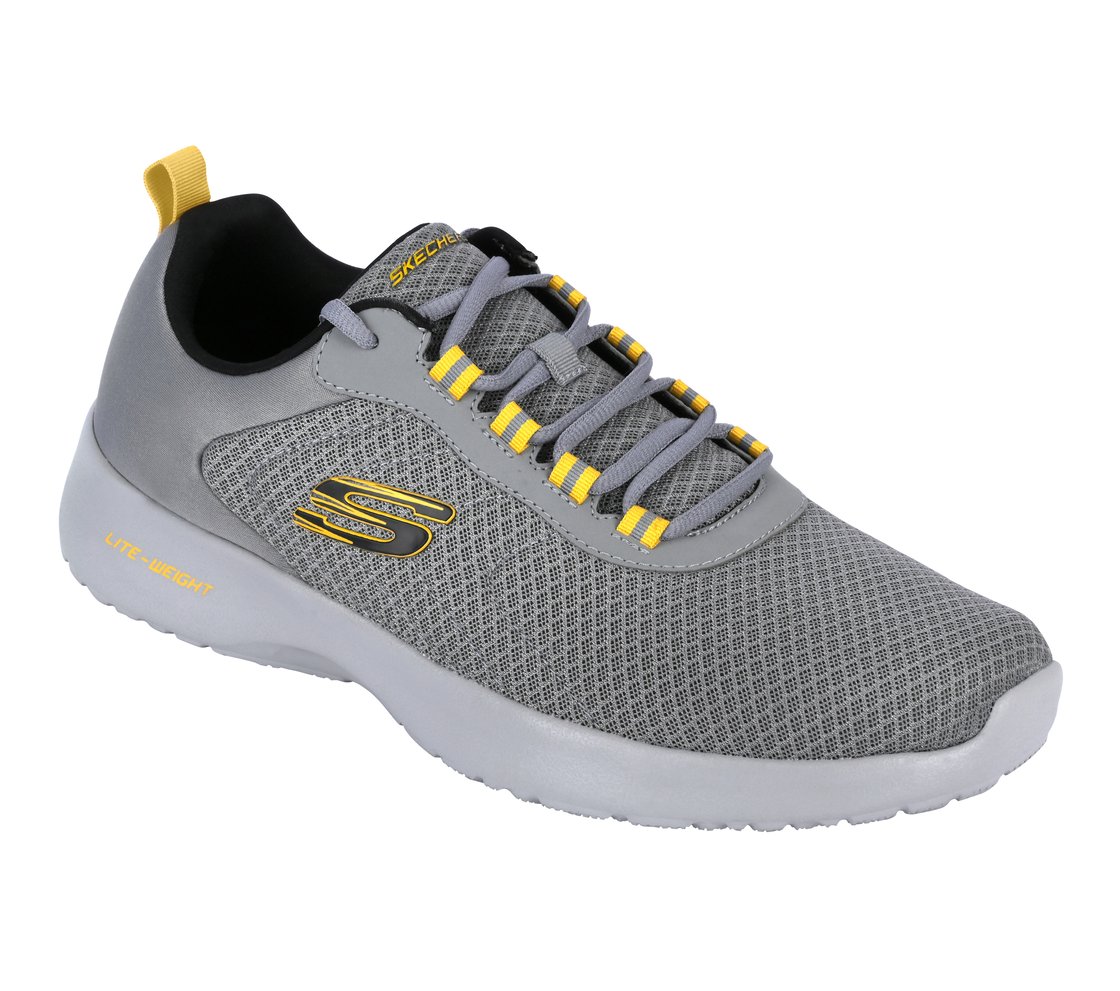 DYNAMIGHT, CHARCOAL/YELLOW Footwear Right View