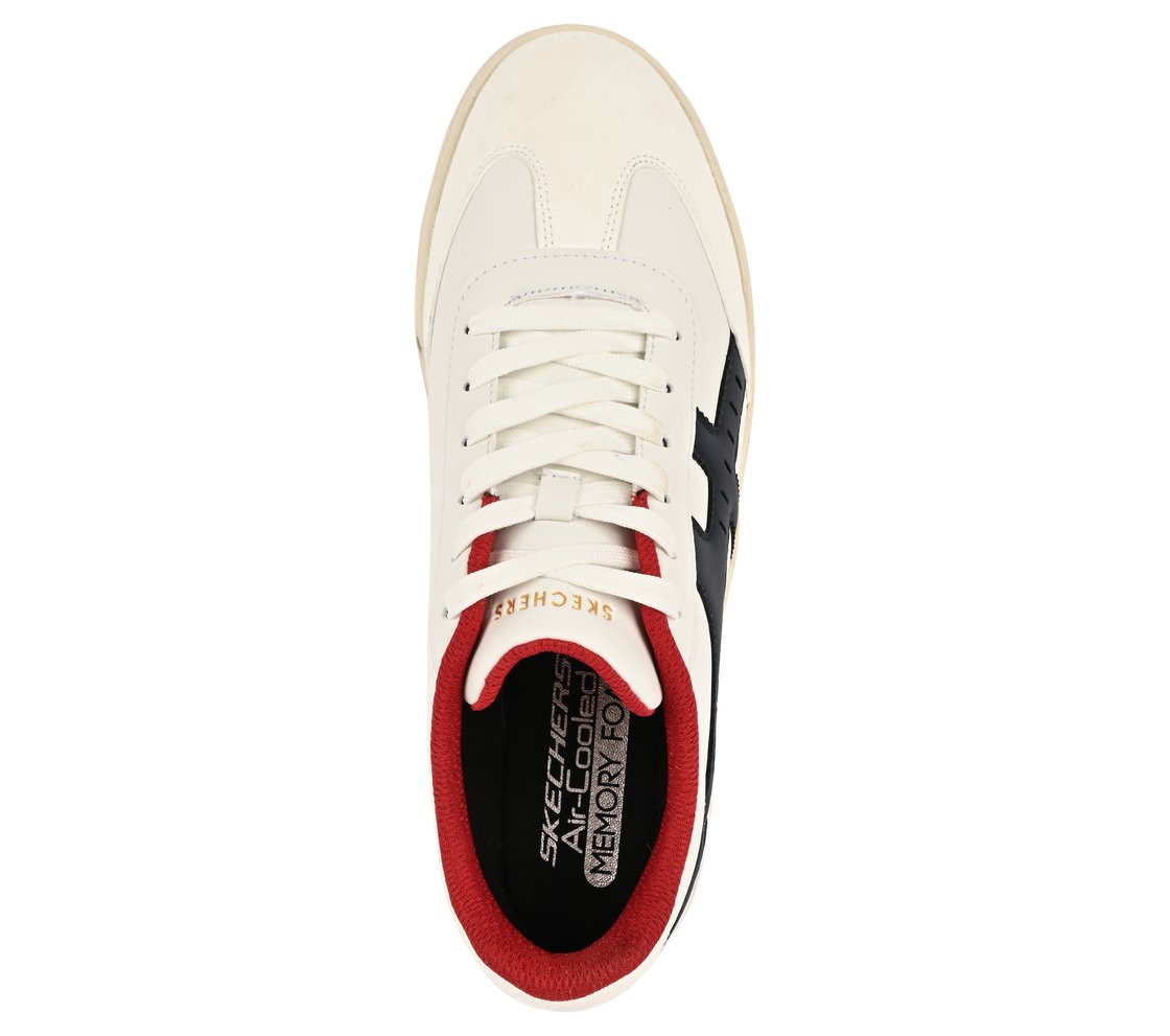 KOOPA, WHITE/NAVY/RED Footwear Top View