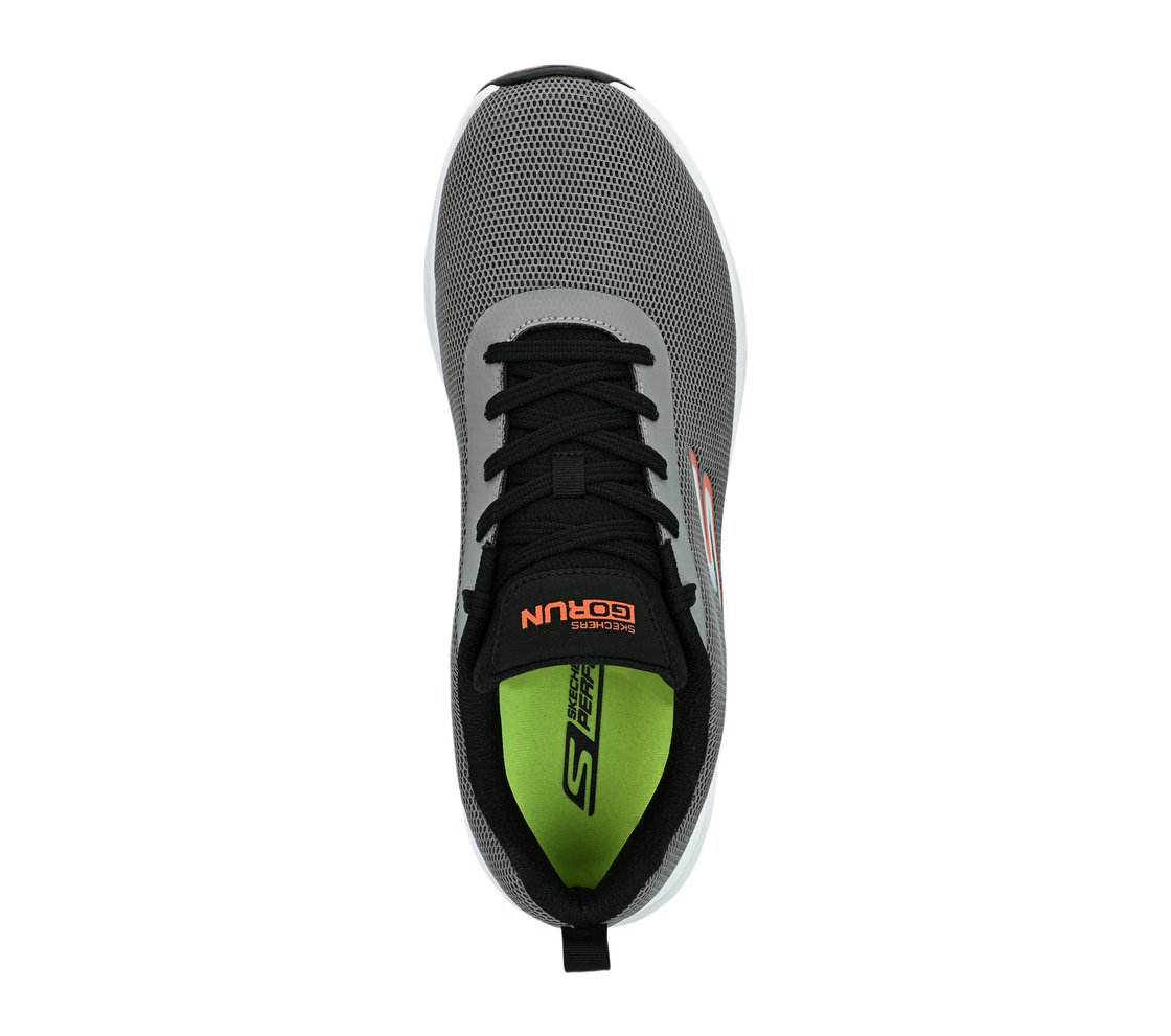 GO RUN PURE, GREY Footwear Top View