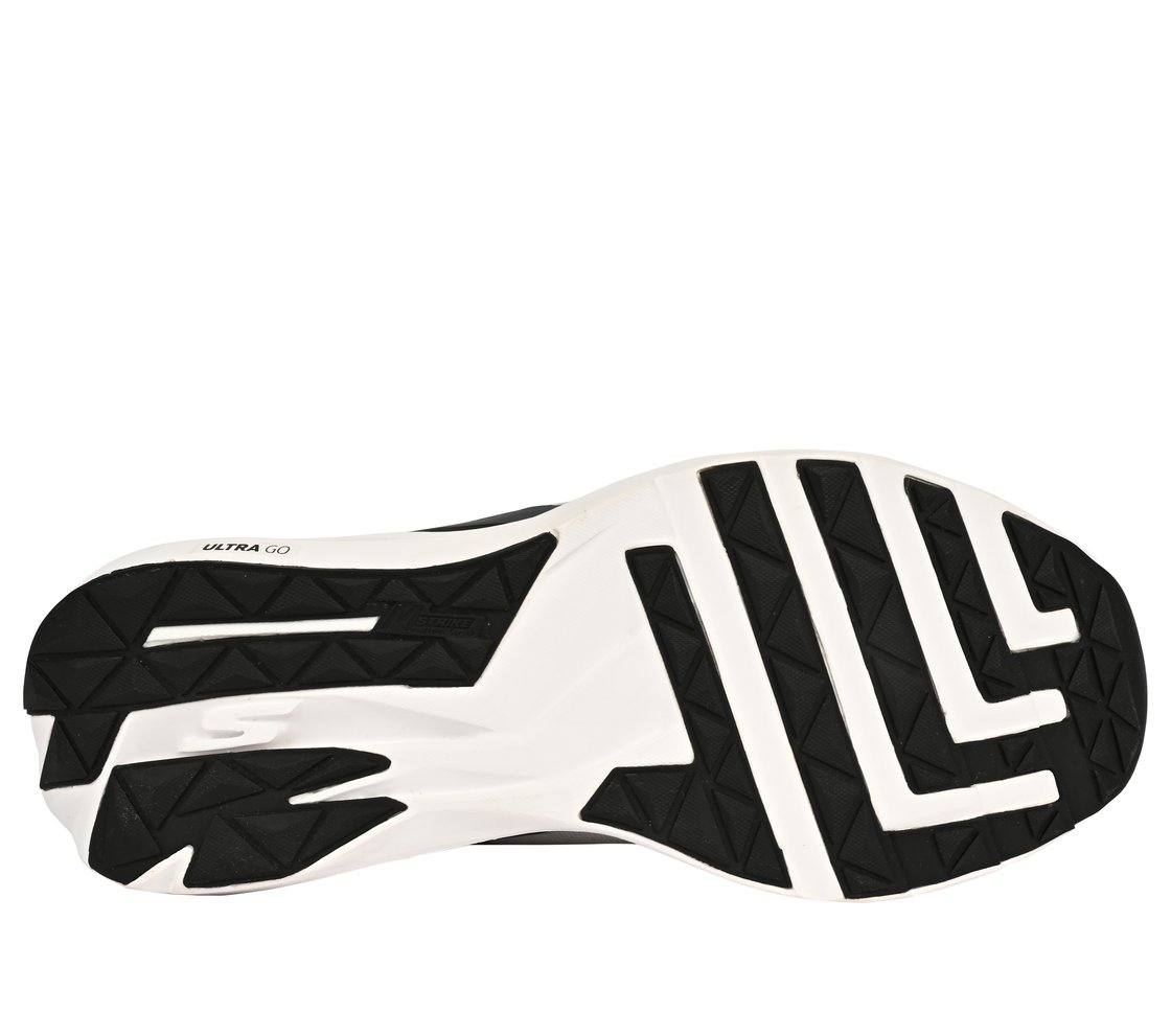 GO RUN PURE, GRAY/ORANGE Footwear Bottom View