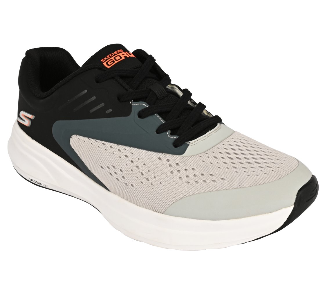 GO RUN PURE, GRAY/ORANGE Footwear Right View