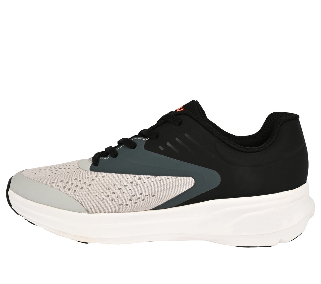 GO RUN PURE, GRAY/ORANGE Footwear Left View