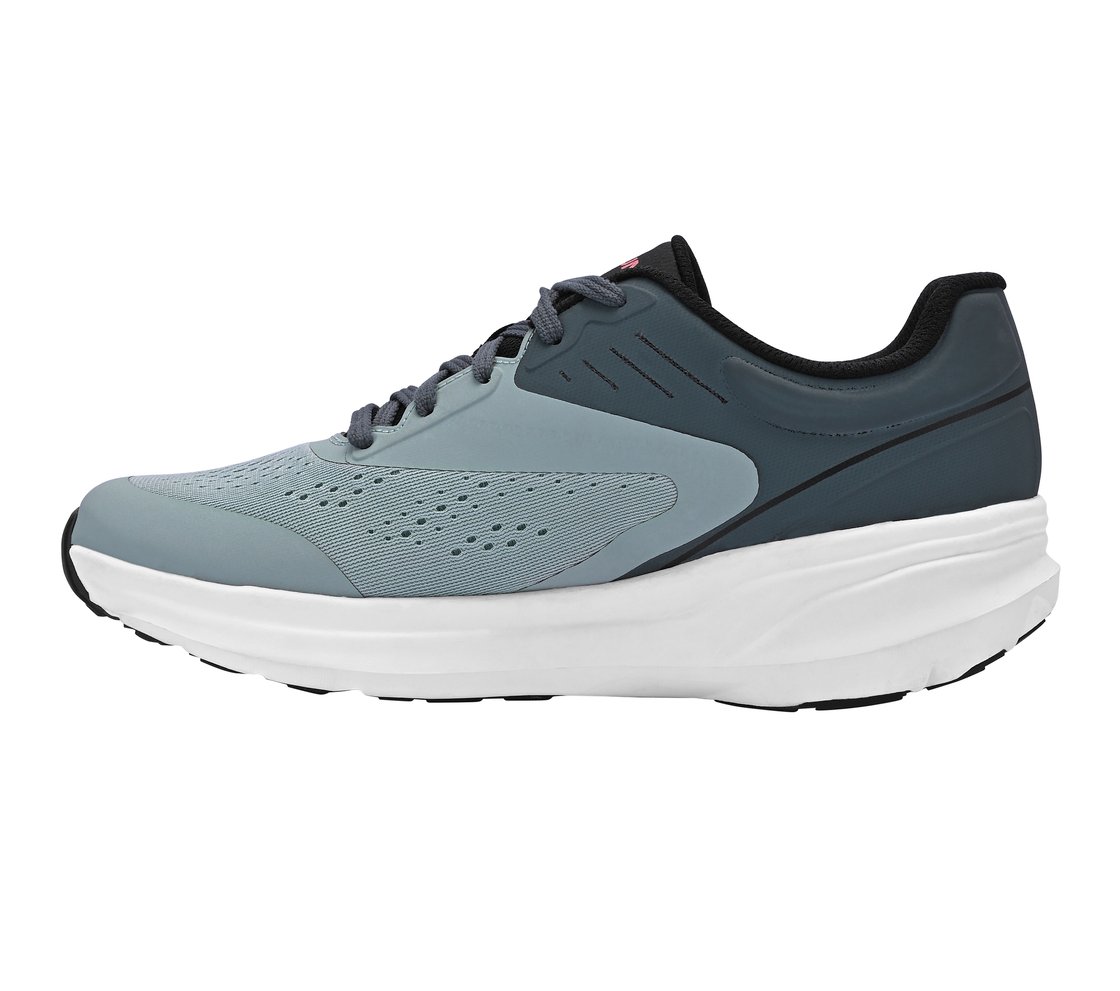 GO RUN PURE, SLATE Footwear Left View