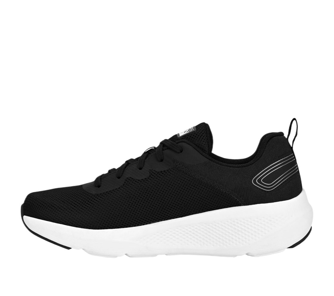 GO RUN ELEVATE, BLACK / WHITE Footwear Left View
