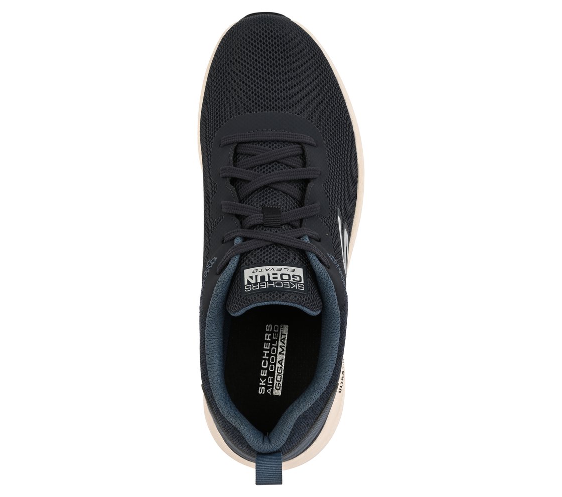 GO RUN ELEVATE, NAVY Footwear Top View