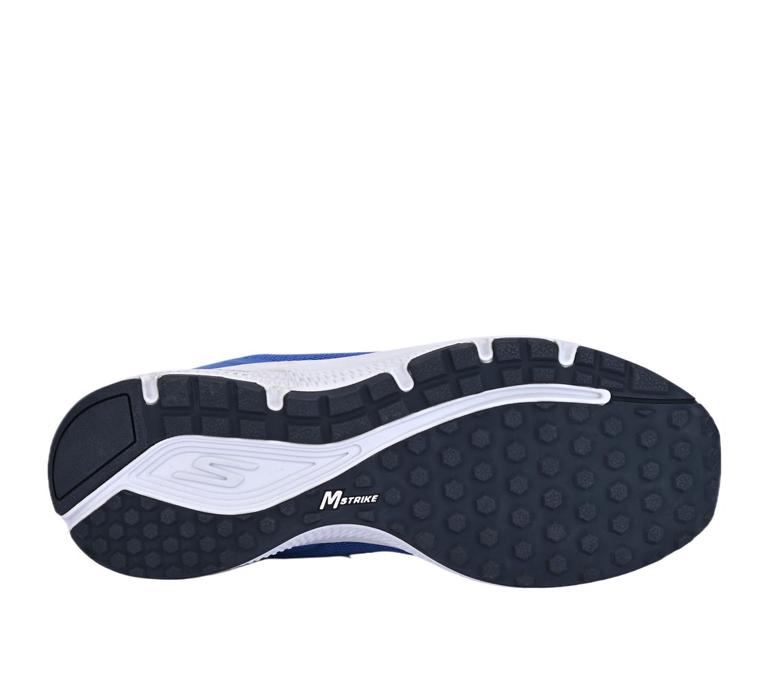 GO RUN CONSISTENT, NAVY / RED Footwear Bottom View