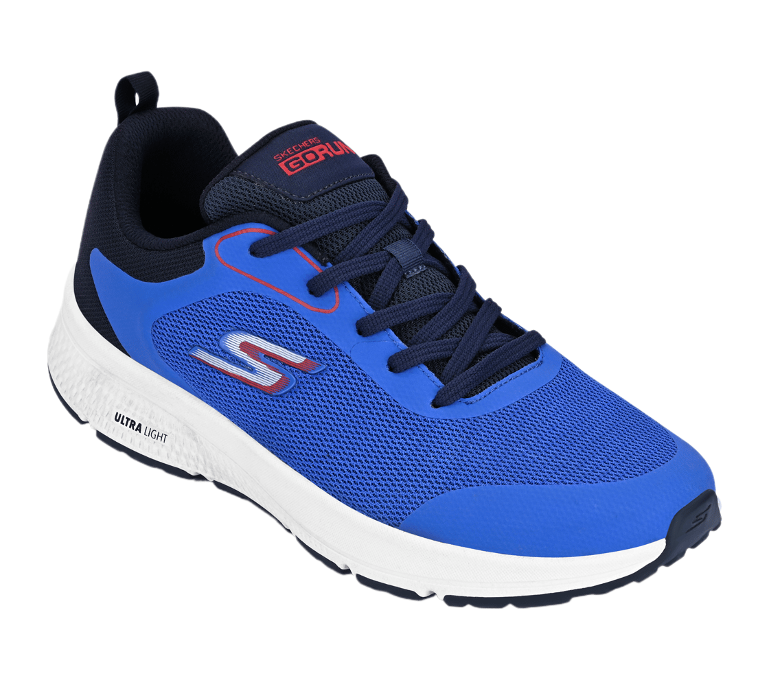 GO RUN CONSISTENT, NAVY / RED Footwear Right View