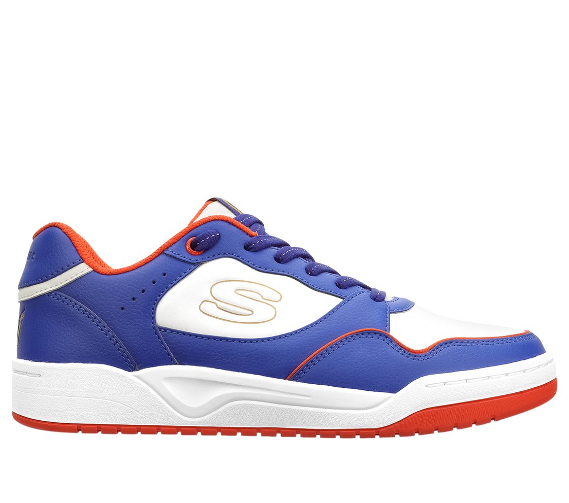 KOOPA - VOLLEY LOW VARSITY, Blue Orange Footwear Lateral View