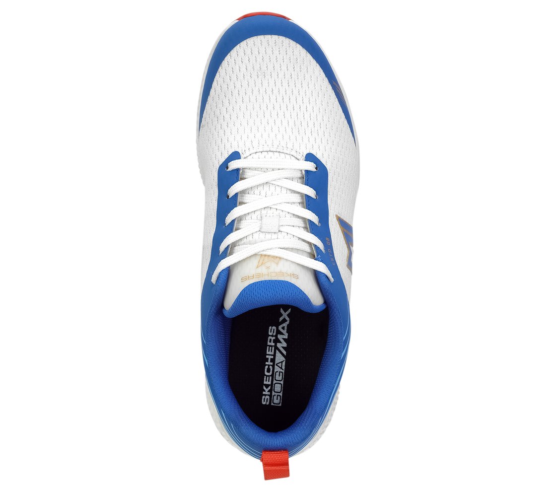 GO RUN PERSISTENCE - ENGINEER, White Blue Footwear Top View