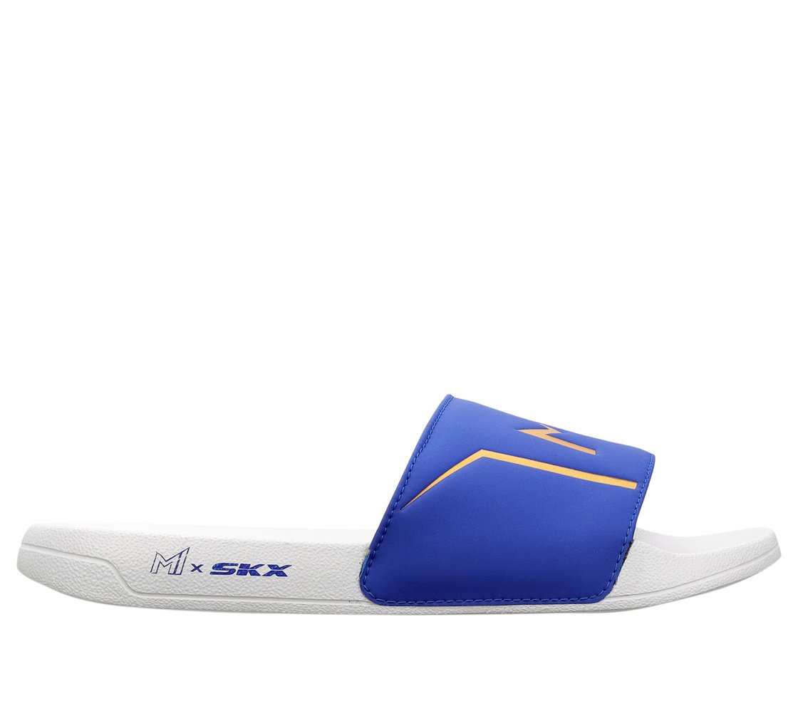 SIDE LINES 2.0 - PU UPPER, White Blue Footwear Lateral View