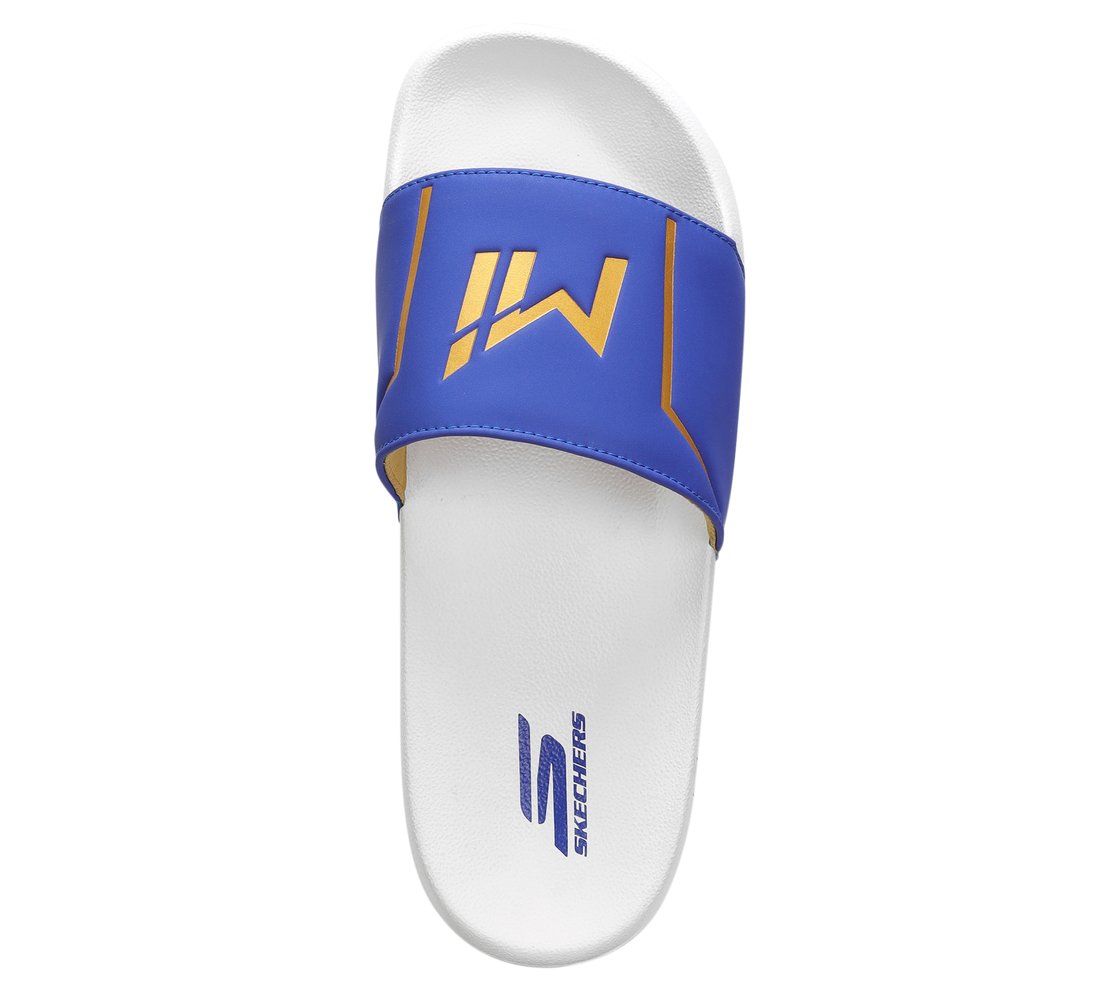 SIDE LINES 2.0 - PU UPPER, White Blue Footwear Top View