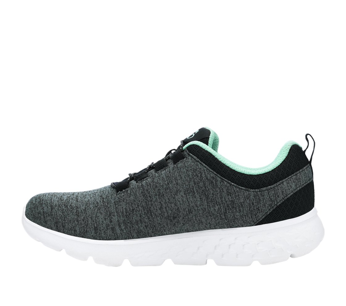 GO RUN 400, BLACK/TURQUOISE Footwear Left View