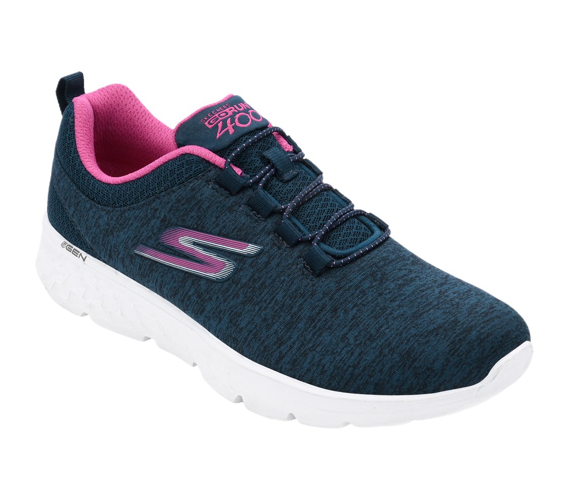 GO RUN 400, NAVY Footwear Right View