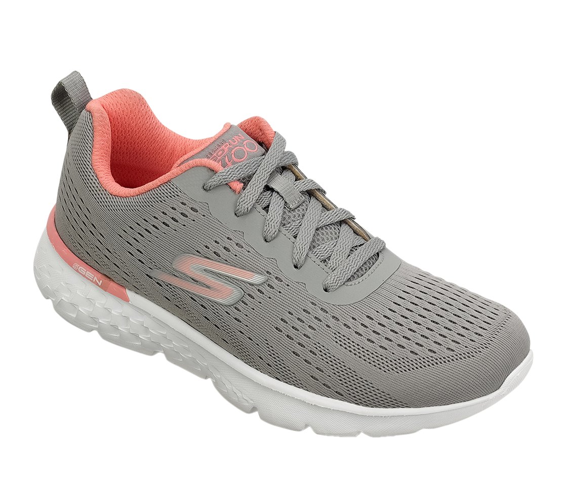 GO RUN 400, GREY Footwear Right View