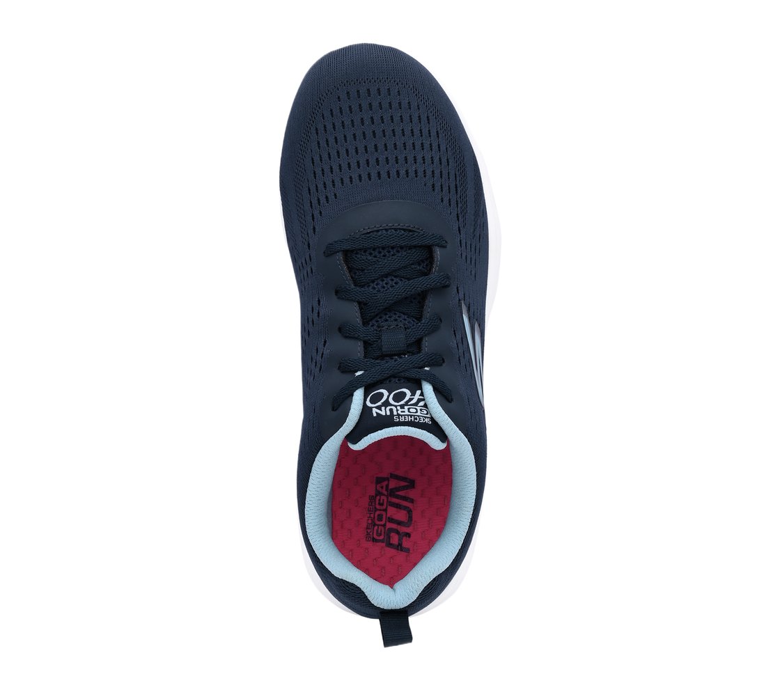 GO RUN 400, NAVY Footwear Top View