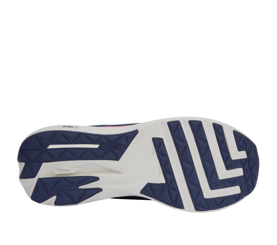 GO RUN RIDE 7, NVY/PNK Footwear Bottom View