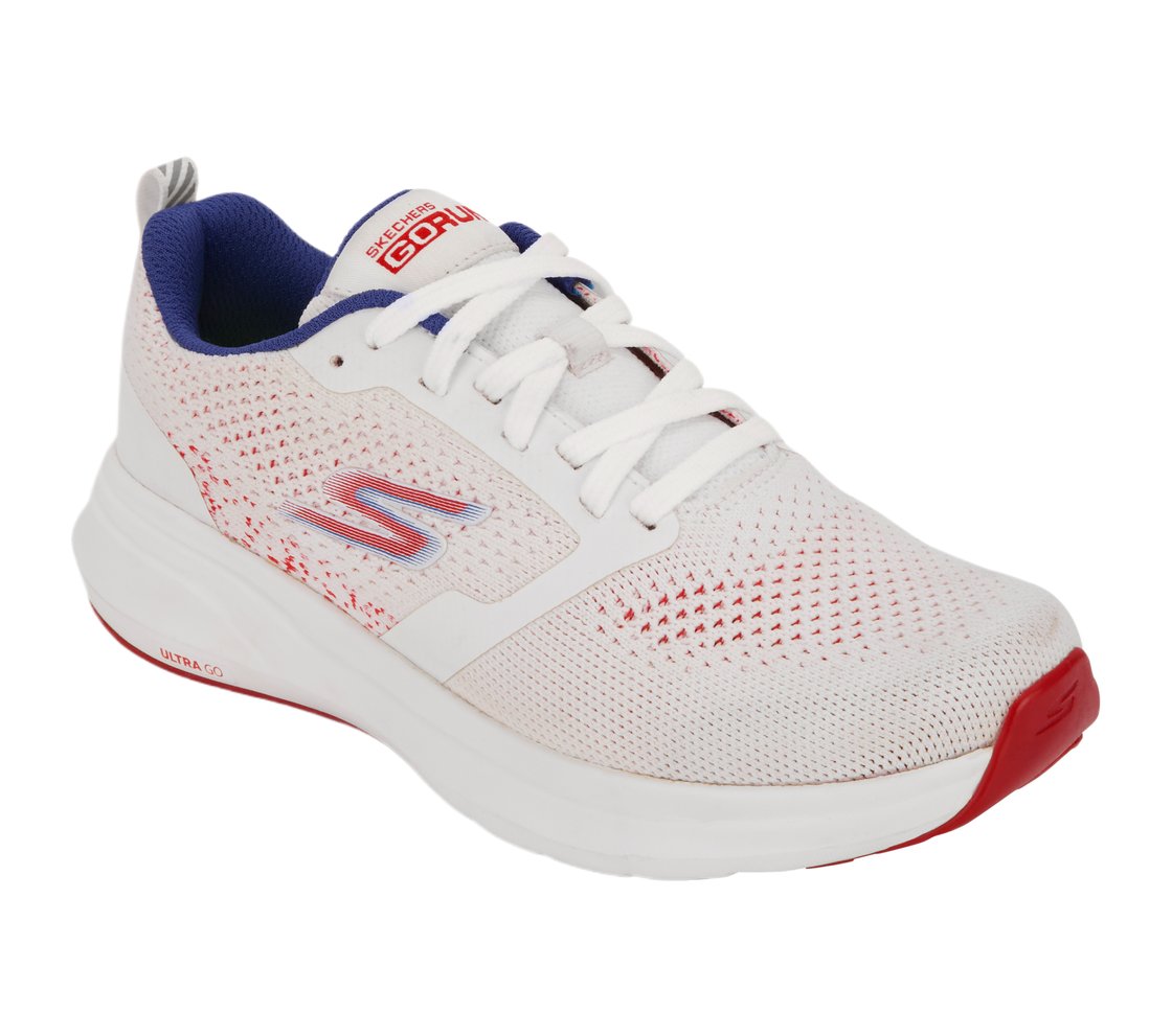 GO RUN RIDE 7, WHITE/RED/BLACK Footwear Right View
