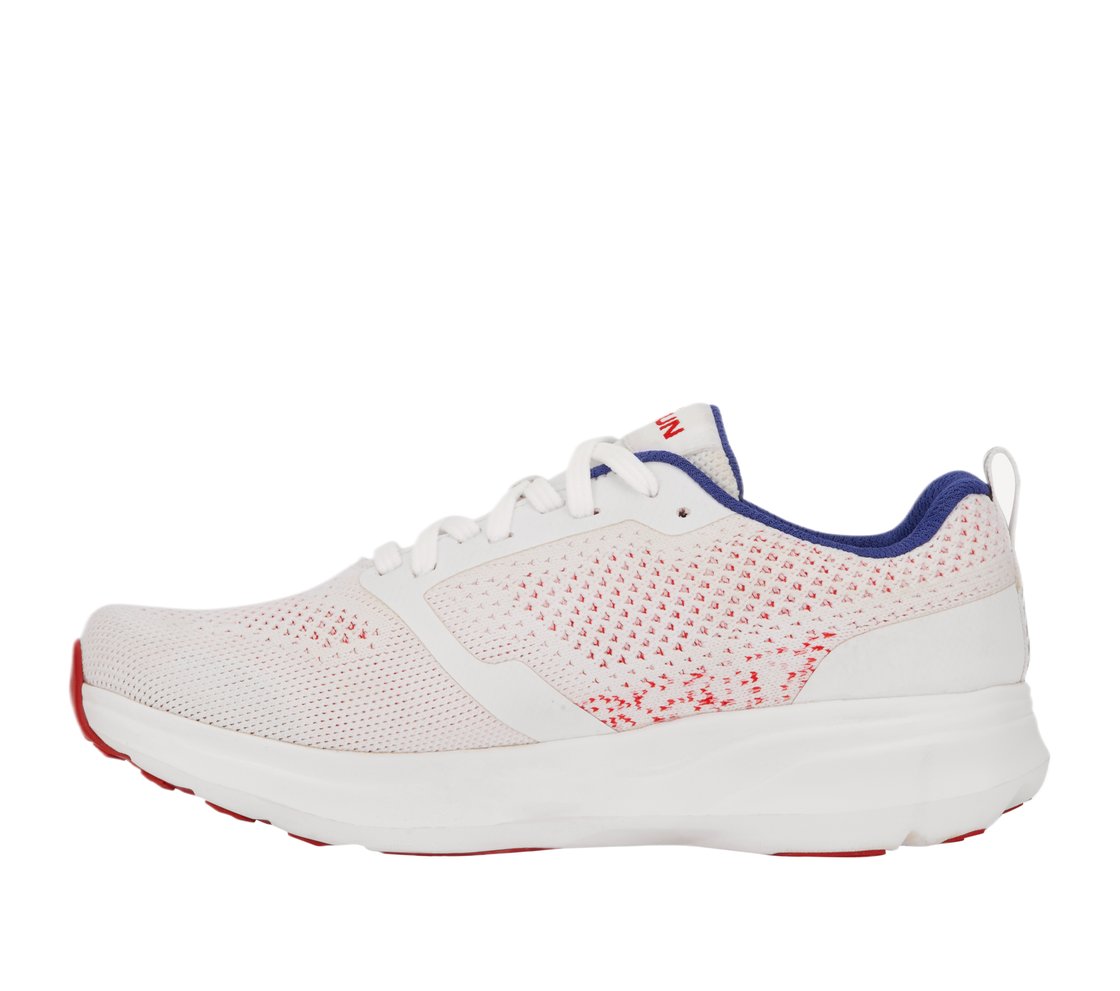 GO RUN RIDE 7, WHITE/RED/BLACK Footwear Left View