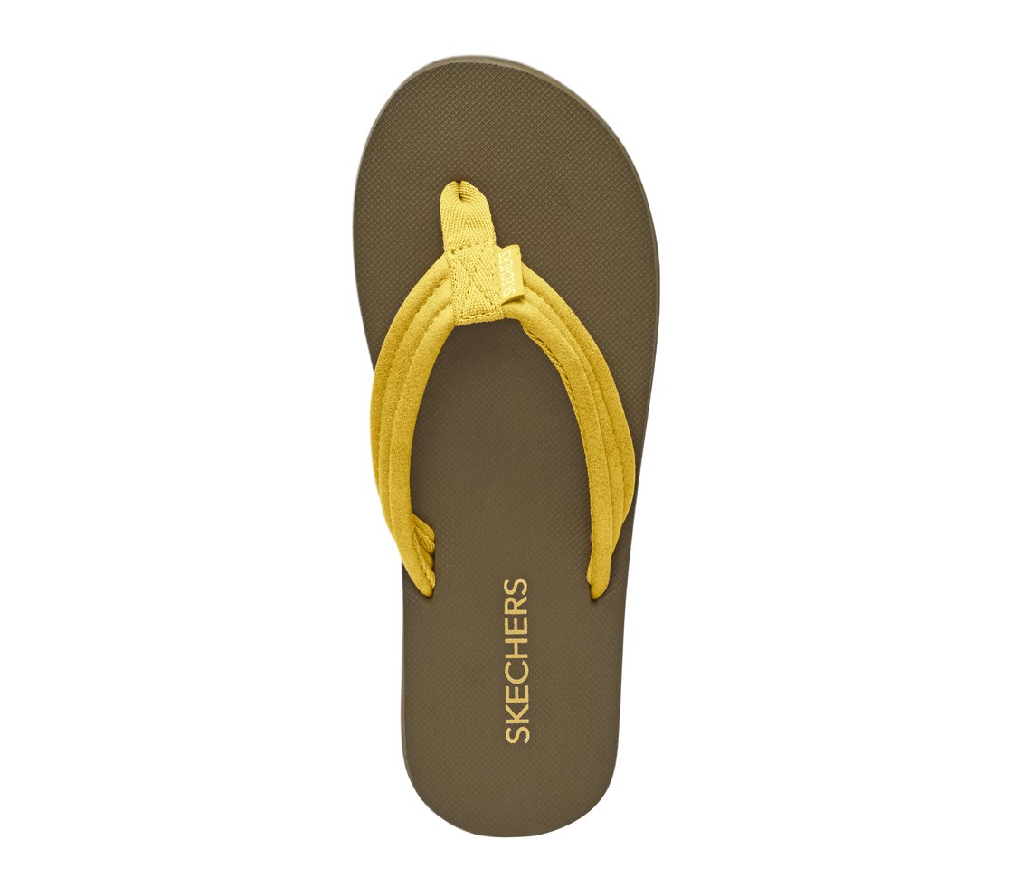 COURTWALD INDIA, YELLOW Footwear Top View