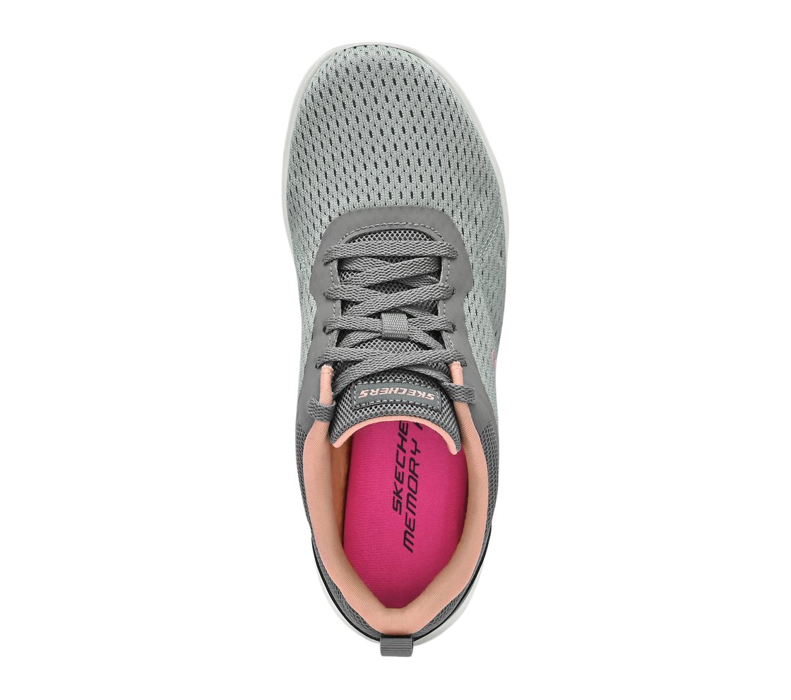 SUMMITS, GREY/CORAL Footwear Top View