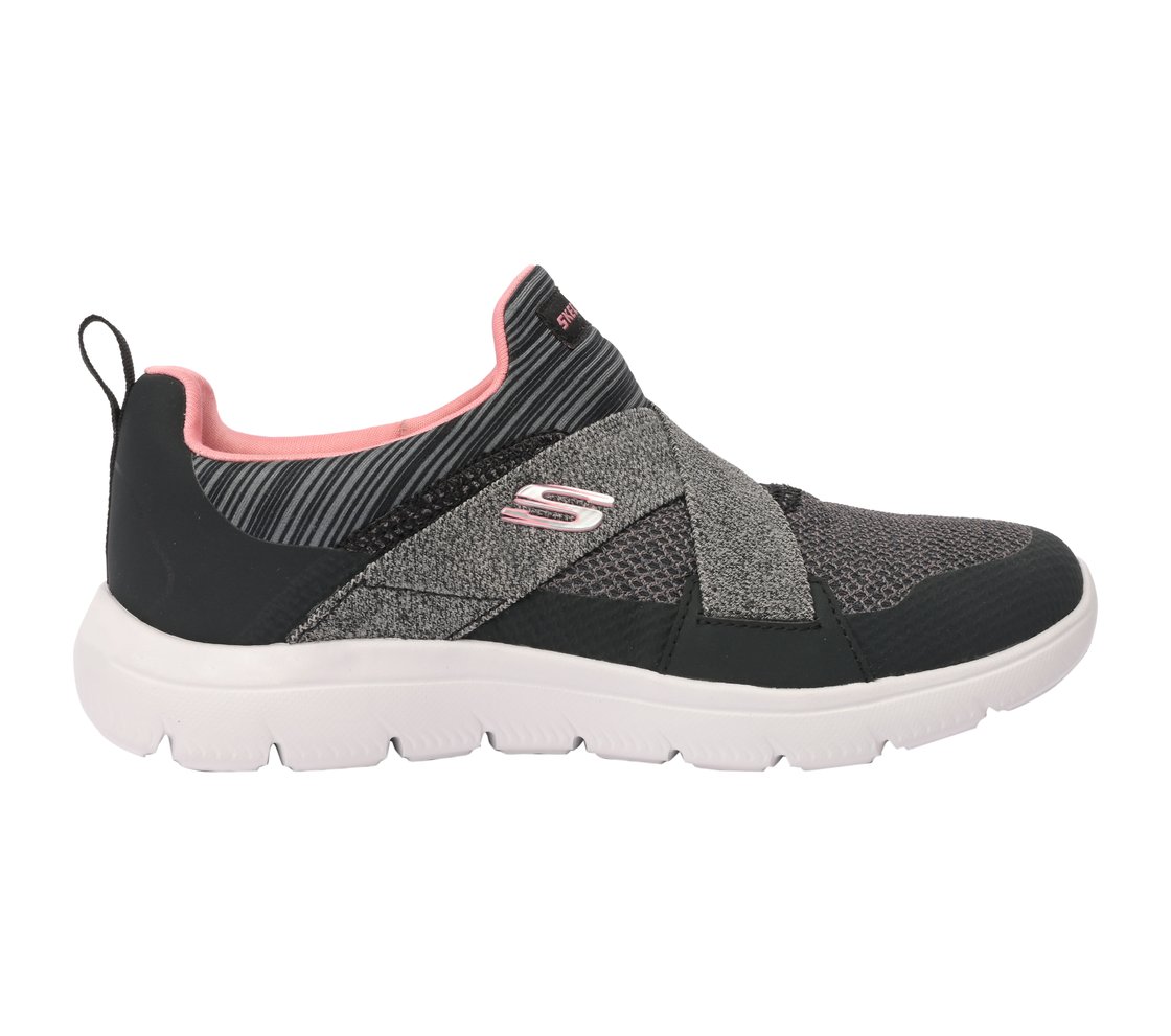 SUMMITS, CHARCOAL/CORAL Footwear Lateral View