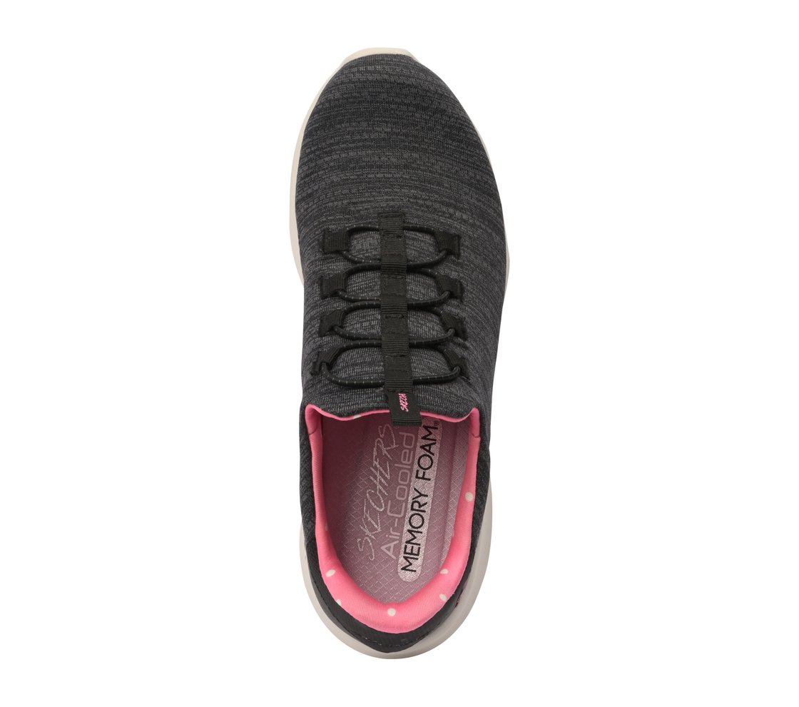 ULTRA FLEX, BLACK/PINK Footwear Top View