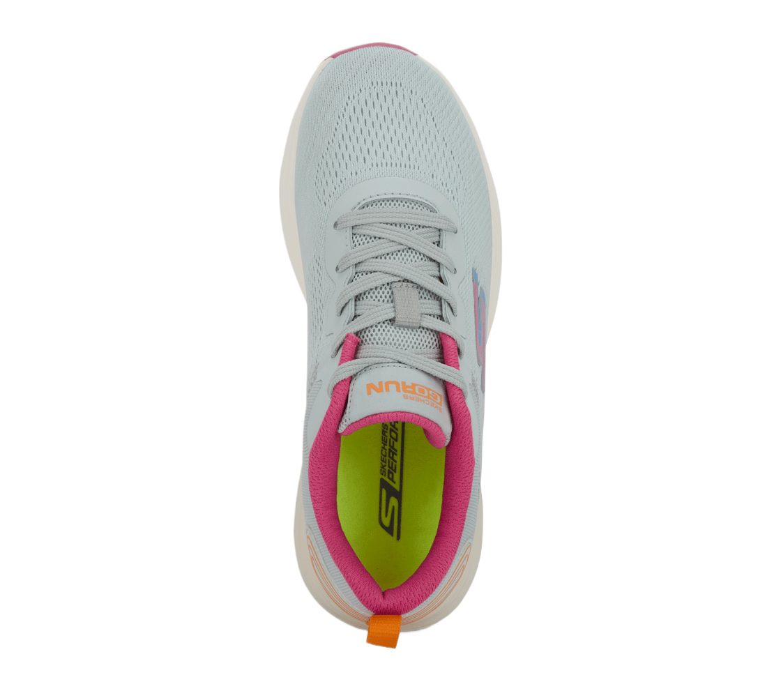 GO RUN PURE, GREY/MULTI Footwear Top View