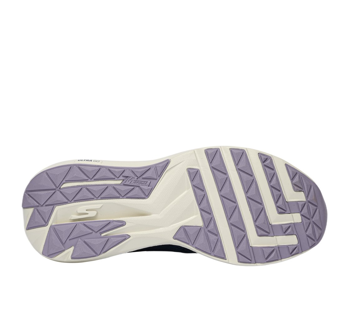 GO RUN PURE, NAVY/MULTI Footwear Bottom View