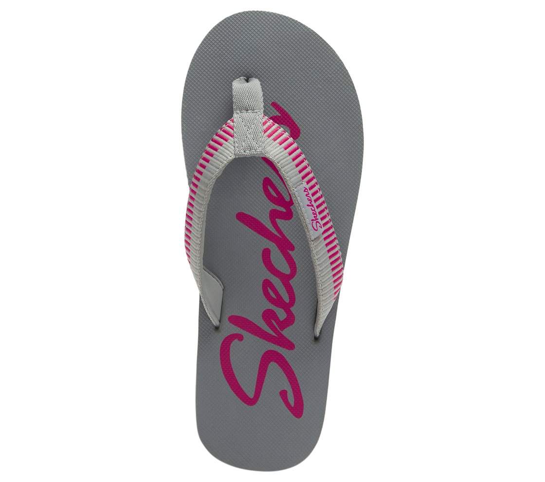 COURTWALD INDIA, GREY/HOT PINK Footwear Top View