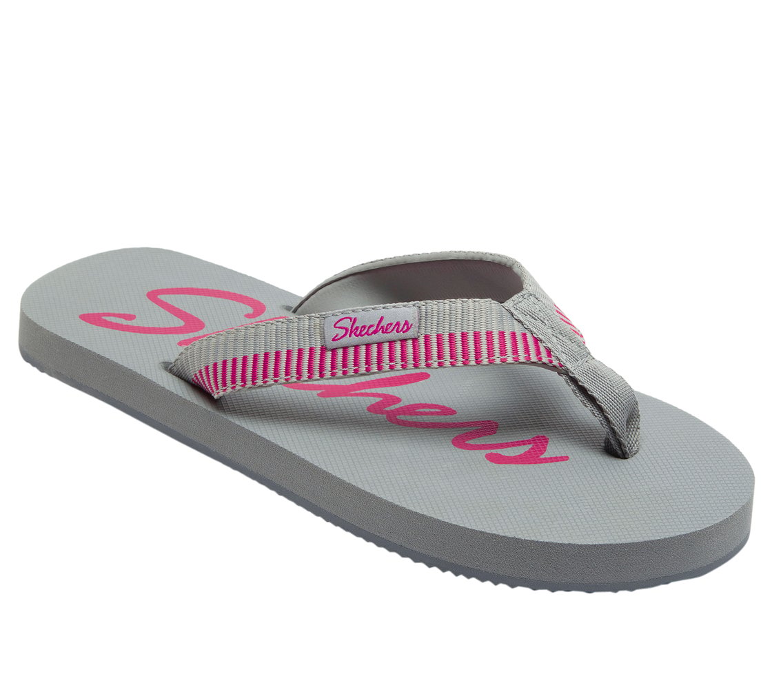 COURTWALD INDIA, GREY/HOT PINK Footwear Right View