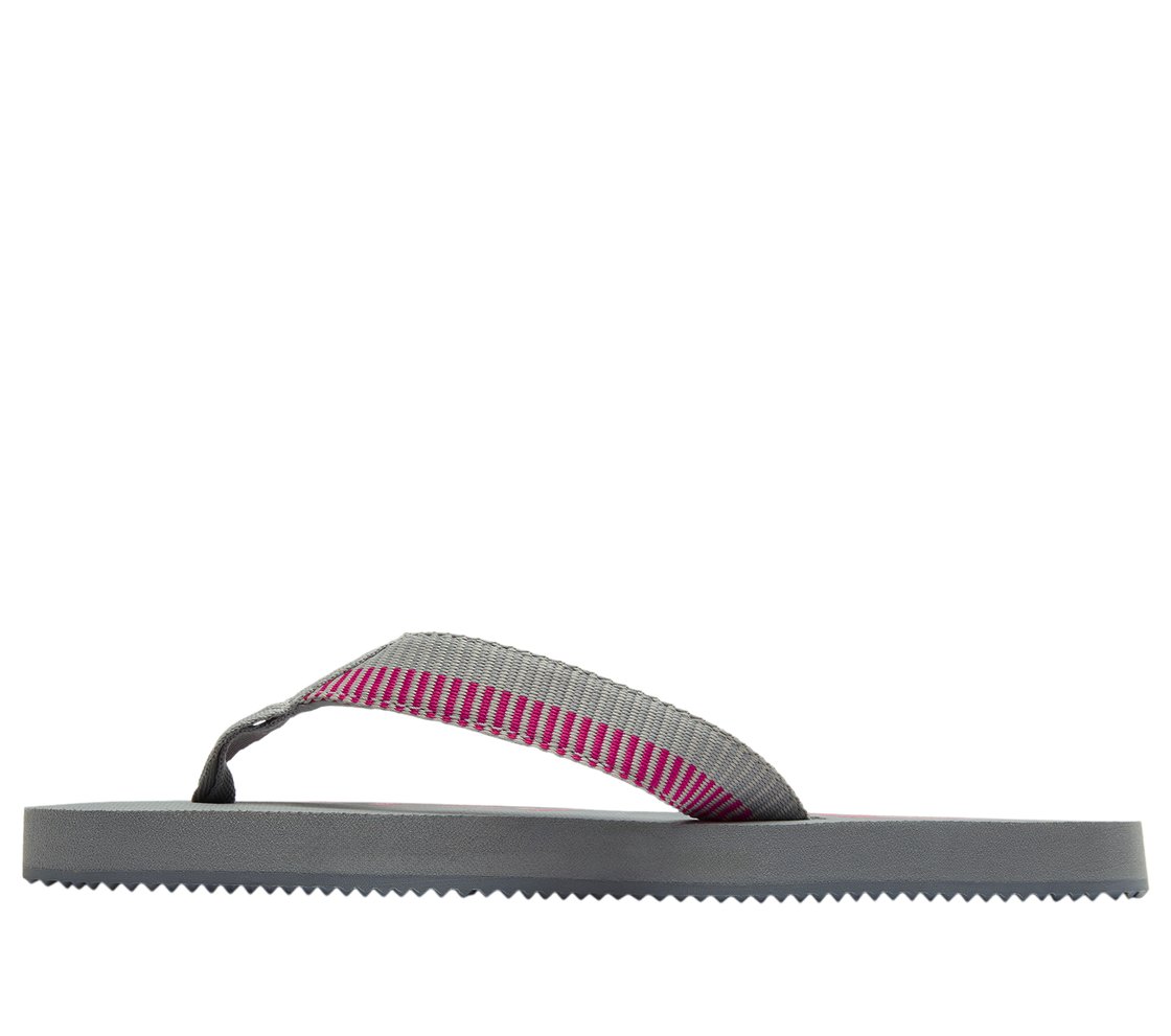 COURTWALD INDIA, GREY/HOT PINK Footwear Left View