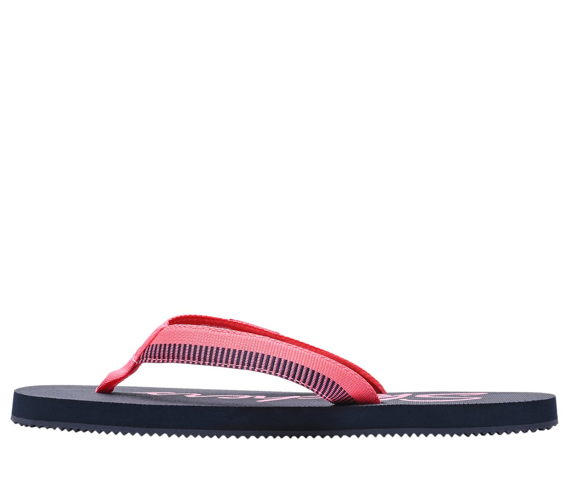COURTWALD INDIA, NAVY/CORAL Footwear Left View