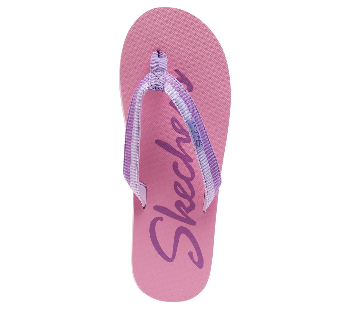 COURTWALD INDIA, PINK/LAVENDER Footwear Top View