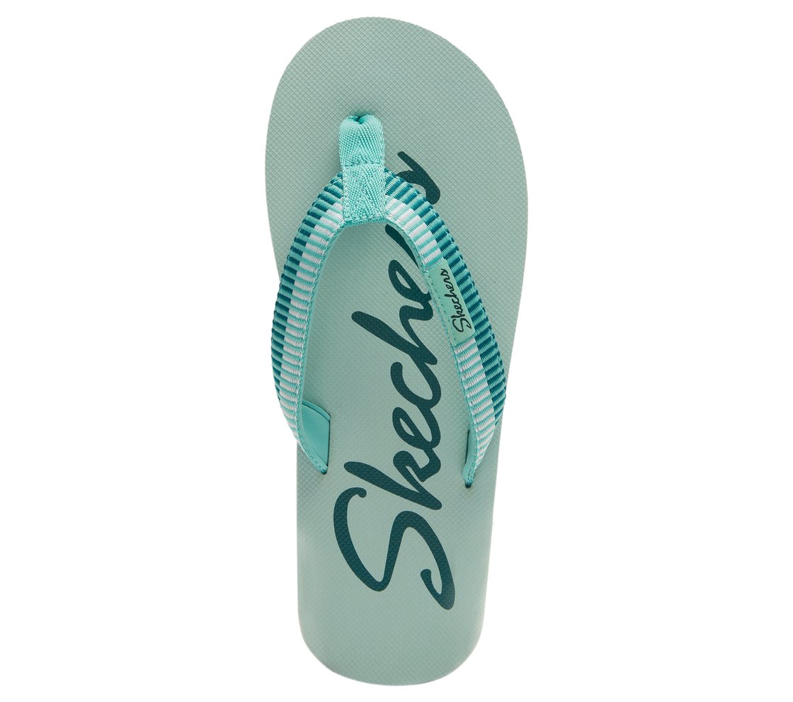 COURTWALD INDIA, TURQUOISE Footwear Top View
