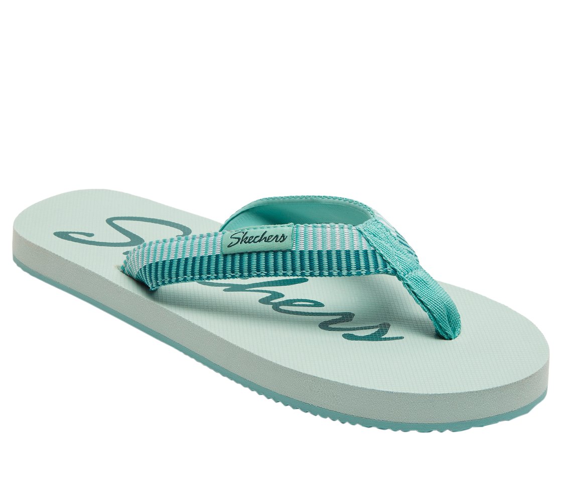 COURTWALD INDIA, TURQUOISE Footwear Right View