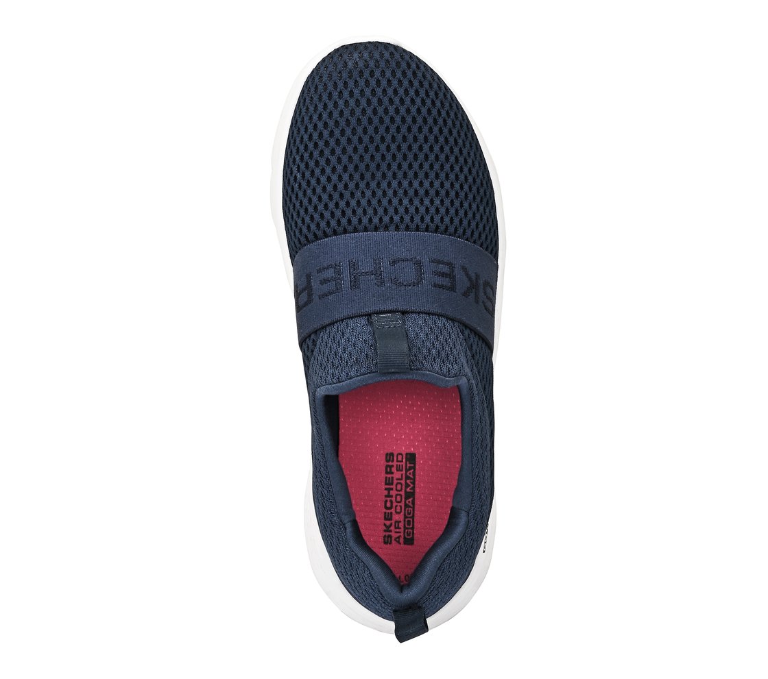 GO WALK FLEX, NNNAVY Footwear Top View