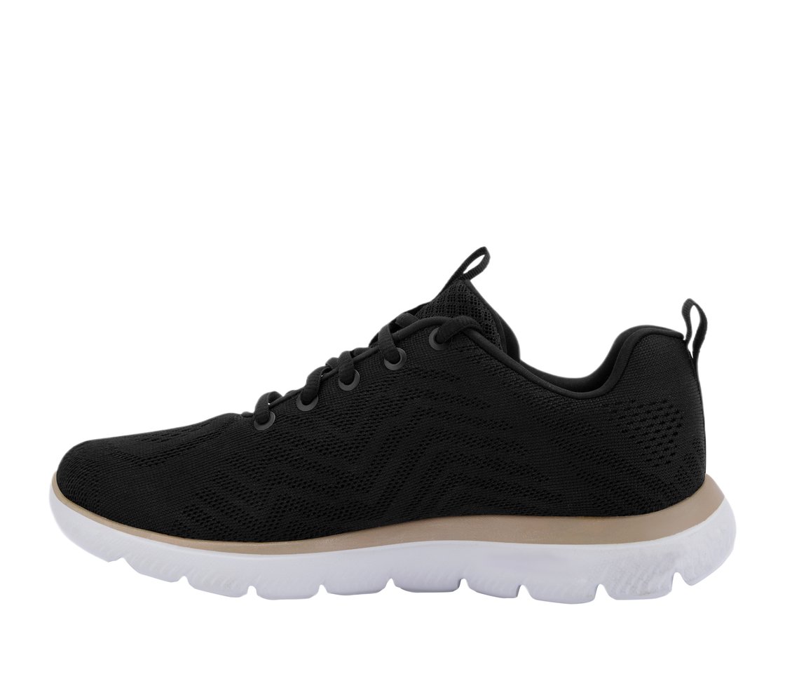 SUMMITS, BLACK / GOLD Footwear Left View