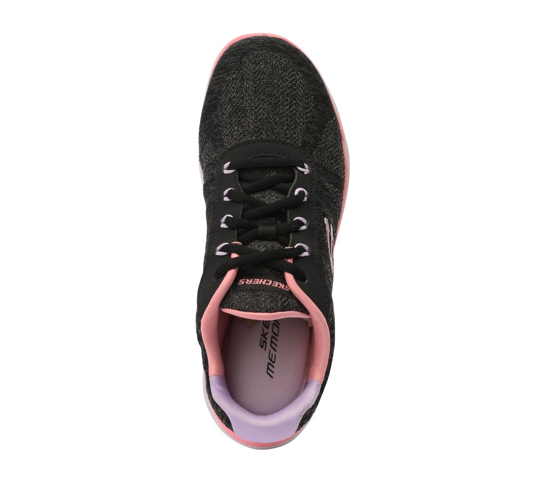 SUMMITS, BLACK/CORAL Footwear Top View